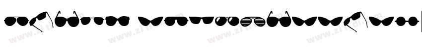 HEART SUNGLASSES字体转换